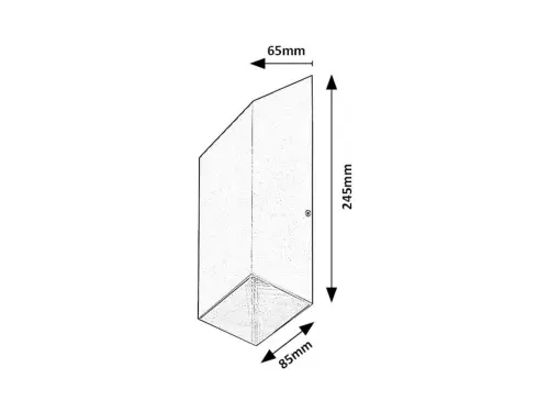 Záhradné svietidlo Rabalux 77050 LED 10W 350lm 3000K 230V IP54